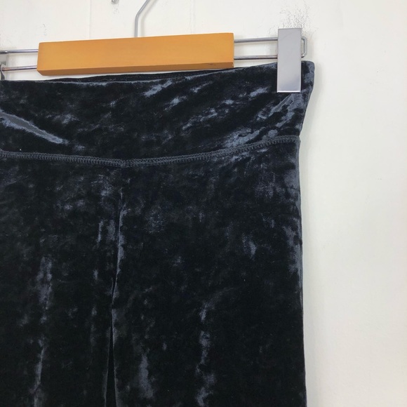 Aerie Black Velour Leggings Sz S - Picture 6 of 11